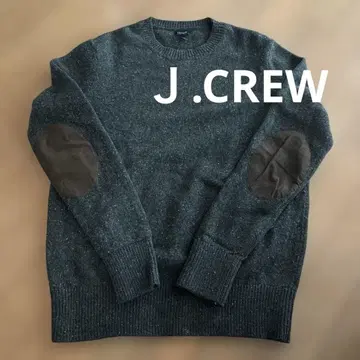 J.CREW 엘보 패치 네프 니트 다크 그린 S 사이즈
