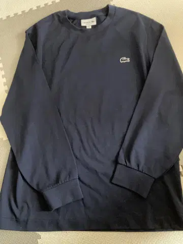 LACOSTE 네이비 긴팔 티셔츠 US