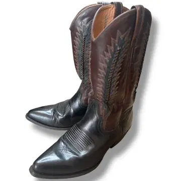 새상품급 41 26cm LOBLAN 베네수엘라제 웨스턴 부츠 브라운