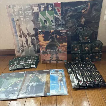 제일복권 진격의 거인 리바이 빅 아크릴 스탠드 기타 묶음