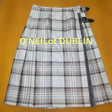 O'NEIL of DUBLIN x SCAPA 체크 무늬 랩스커트 40