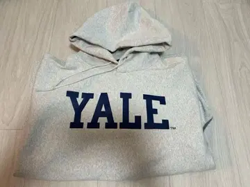 YALE 예일대학 칼리지 프린트 후드티 XL