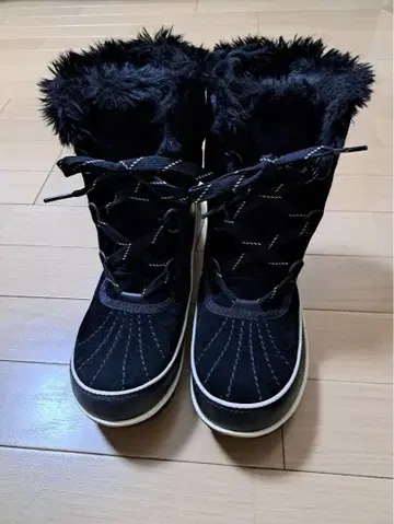 SOREL 블랙 어그 부츠 24.5cm