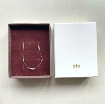 ete 골드 펄 팔찌