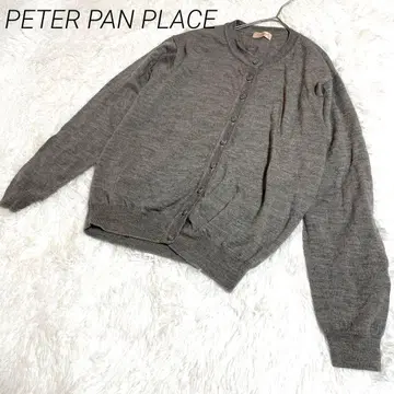 PETER PAN PLACE 긴팔 가디건 작음 심플 오피스 울