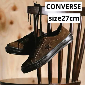 새상품 CONVERSE ONE STAR J SUEDE 브라운 스웨이드