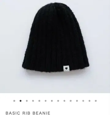 Sea Room lynn BASIC RIB BEANIE 블랙