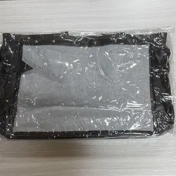 [ 미사용 새상품 ] 자카마트 이타백 A3 핸들 프릴 데코 토트백