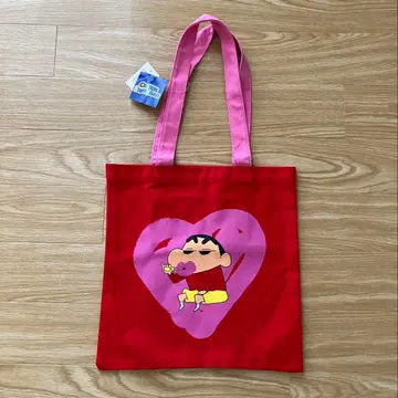 레어! 택 포함 새상품 짱구는 못말려(크레용 신짱) 캔버스 토트백 단종품