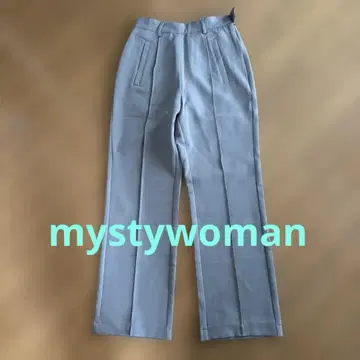 [ 새상품 ] mysty woman 그레이 턱입 팬츠