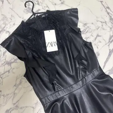 ZARA 새상품 가죽 원피스