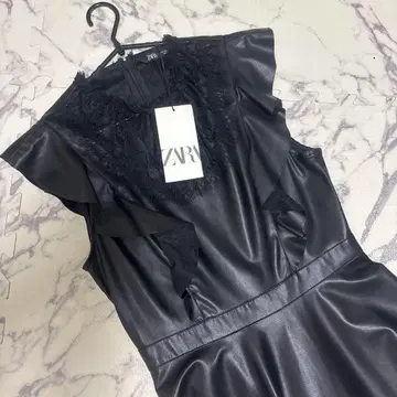 ZARA 새상품 가죽 원피스