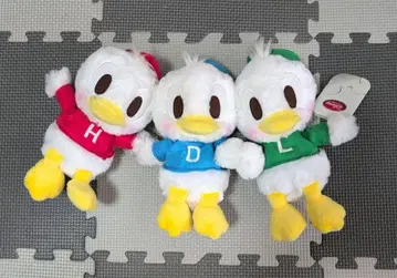 도널드 덕 3체 세트 휴이 듀이 루이 봉제 인형