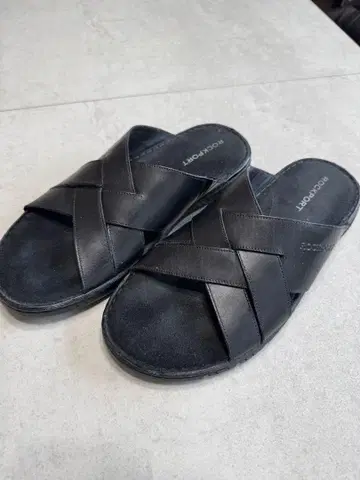 [ROCKPORT] JAYA/자야 슬라이드 샌들 블랙