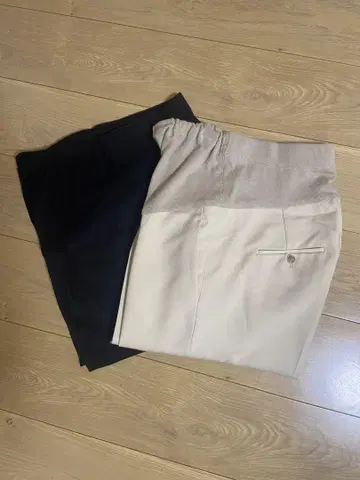anuke 마터니티 라인 Reha. 와이드 팬츠 2종 세트