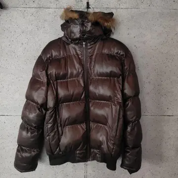 D&G 브라운 다운 자켓 XL