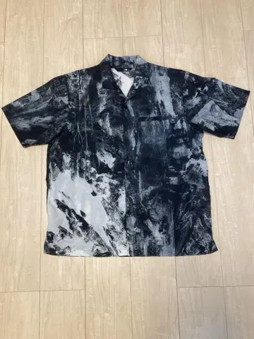 THE NORTH FACE 아트풍 반팔 셔츠 M