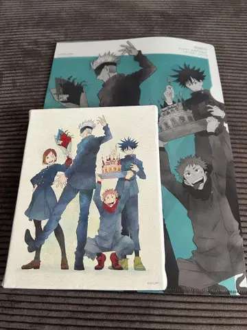 고죠 사토루 생일 한정판 굿즈 캔버스 클리어 파일