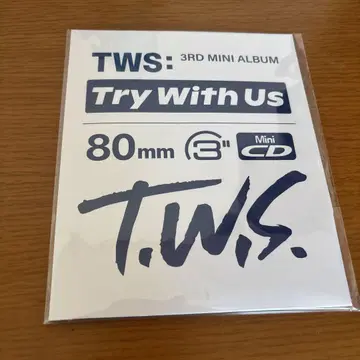 TWS TRYWITH US PHOTO CARD STICKER SET