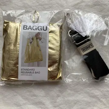 에코백과 스트랩 BAGGU 골드 GEORGE'S