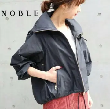 NOBLE 노블 C/Ny ZIP 블루종 코튼 나일론 블루종