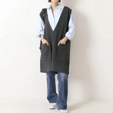 Spick & span 더블 페이스 니트 베스트