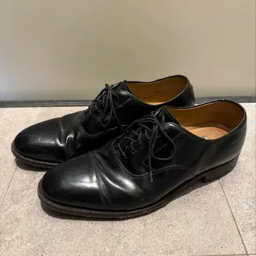 JOHNSTON & MURPHY 블랙 가죽 신발