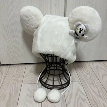 디즈니 팬캡 미키 모자 화이트