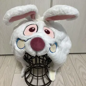 도쿄 디즈니 리조트 이상한 나라의 앨리스 화이트 토끼 팬캡