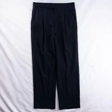 빈티지 구제 의류 90s 2턱 사이드 라인 서스펜더 와이드 슬랙스