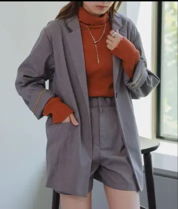 Kastane 카르제 테일러드 자켓 그레이