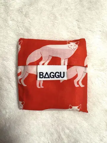 BAGGU 구 로고 여우 FOX 에코백 baby 여우