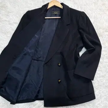 leilian 레리안 블랙 더블 브레스트 테일러드 자켓 13+
