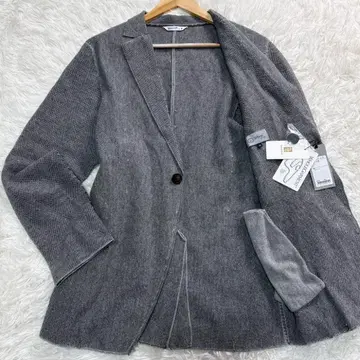 고센 니트 SKYRTA 그레이 울 혼방 테일러드 자켓 M 상당 48