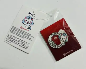 만박 싱가포르관 마리 핀 배지