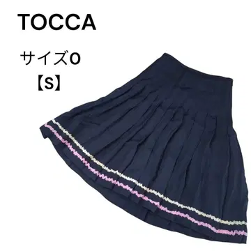 토카 TOCCA 플레어 스커트 스커트 블랙 사이즈 0 [ S ]
