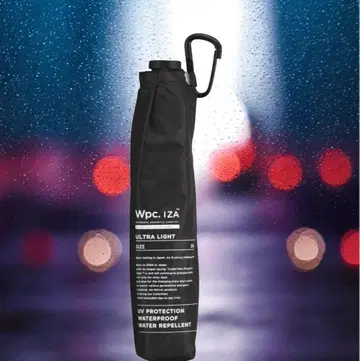 Wpc. IZA ULTRA LIGHT 접이식 우산 새상품 블랙