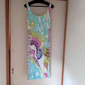 EMILIO PUCCI 컬러풀 꽃무늬 슬리브리스 튜닉