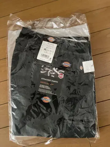 Dickies 스트레이트 팬츠 4L 다크 그레이