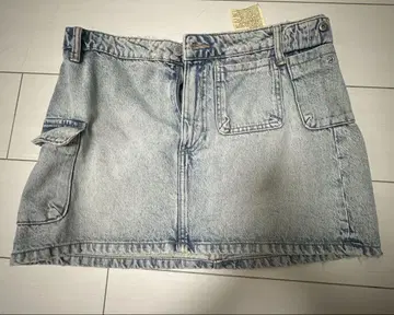 ZARA 데님 미니 스커트 라이트 블루