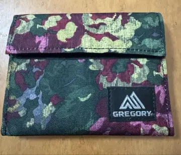 GREGORY 카모플라쥬 3단 폴더형 지갑