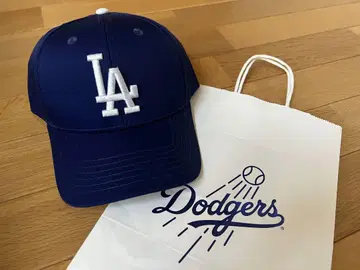 Dodgers LA 로고 네이비 캡 / 종이 봉투 포함
