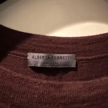ALBERTA FERRETTI 다크 브라운 긴팔 원피스