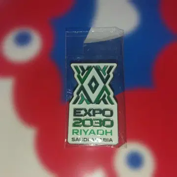 EXPO 2030 RIYADH 메달형 핀 배지
