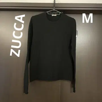 ZUCCA 긴팔 니트 블랙 M 2