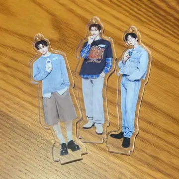 3체 세트 아크릴 스탠드 보이플래닛2 한정판 올리브영 브링그린