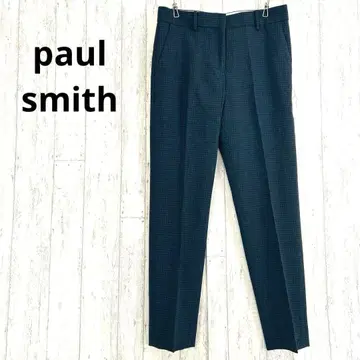 폴스미스 paul smith 체크 무늬 슬랙스 팬츠 울