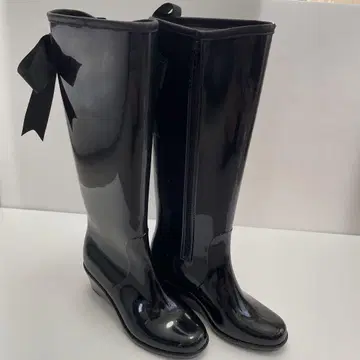 앙쓰리 여성용 레인부츠 S 22.5~23cm 블랙
