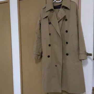 HYKE 하이크 트렌치코트 코트 벨트 라이너 완비 베이지 L