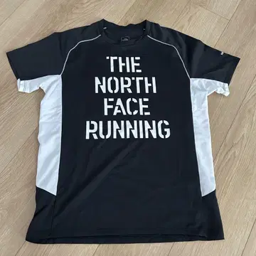 THE NORTH FACE 러닝 T셔츠 M 블랙/화이트